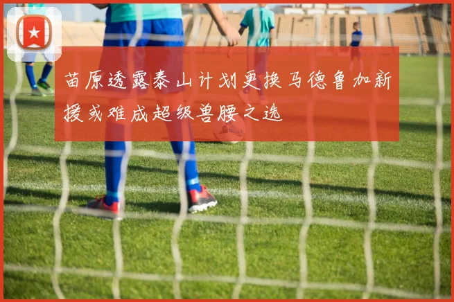 苗原透露泰山计划更换马德鲁加新援或难成超级兽腰之选